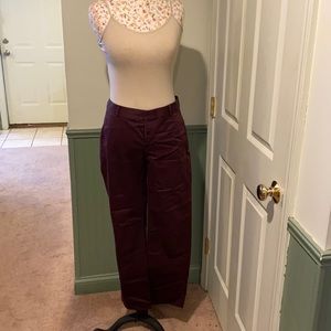 Banana republic Ryan trousers eggplant color